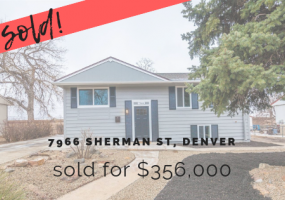 7966 Sherman Street, Denver, Adams, Colorado, United States 80221, 3 Bedrooms Bedrooms, ,2 BathroomsBathrooms,House,Sold!,Sherman Street,9674781