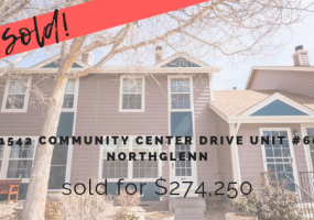 11542 Community Center Dr #60, Northglenn, Adams, Colorado, United States 80233, 2 Bedrooms Bedrooms, ,2 BathroomsBathrooms,Townhome,Sold!,Community Center Dr #60,9674782