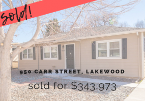 950 Carr St, Lakewood, Jefferson, Colorado, United States 80214, 2 Bedrooms Bedrooms, ,1 BathroomBathrooms,House,Sold!,Carr St,9674800