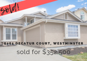 8065 Decatur Court, Westminster, Adams, Colorado, United States 80031, 3 Bedrooms Bedrooms, ,2 BathroomsBathrooms,House,Sold!,Decatur Court,9674815