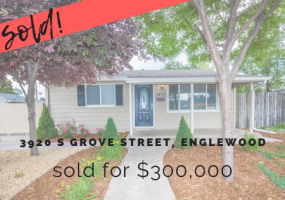 3920 S Grove St, Englewood, Arapahoe, Colorado, United States 80110, 2 Bedrooms Bedrooms, ,1 BathroomBathrooms,House,Sold!,S Grove St,9674837