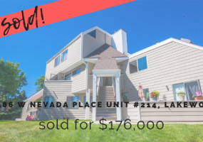 12486 W Nevada Place Unit #214, Lakewood, Jefferson, Colorado, United States 80228, 1 Bedroom Bedrooms, ,1 BathroomBathrooms,Townhome,Sold!,W Nevada Place Unit #214,9674840