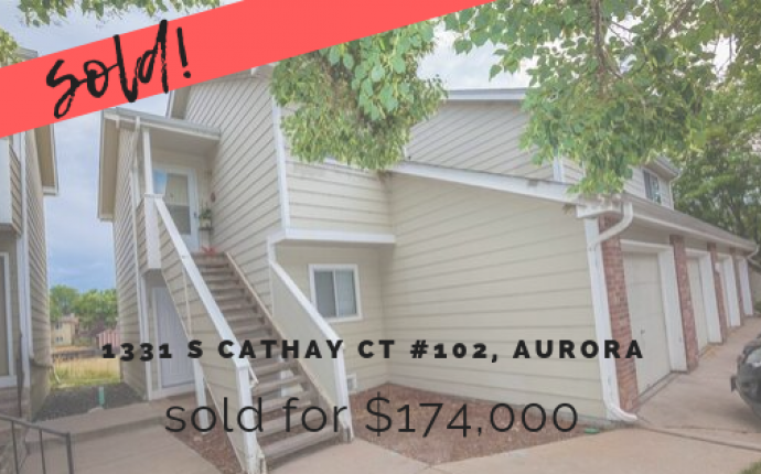 1331 S Cathay Ct #102, Aurora, Arapahoe, Colorado, United States 80017, 1 Bedroom Bedrooms, ,1 BathroomBathrooms,Townhome,Sold!,S Cathay Ct #102,9674853