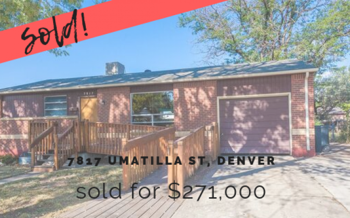 7817 Umatilla St, Denver, Adams, Colorado, United States 80221, 3 Bedrooms Bedrooms, ,2 BathroomsBathrooms,House,Sold!,Umatilla St,9674867