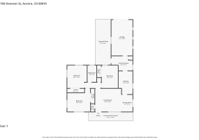 1769 Hanover Street, Aurora, Adams, Colorado, United States 80010, 3 Bedrooms Bedrooms, ,1 BathroomBathrooms,House,For Sale,Hanover Street,9675060
