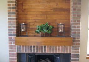 Fireplace in 3455 E Euclid Pl