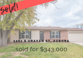 1261 S Uravan St, Aurora, Arapahoe, Colorado, United States 80017, 4 Bedrooms Bedrooms, ,2 BathroomsBathrooms,House,Sold!,S Uravan St,9674719