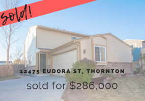 12475 Eudora St, Thornton, Adams, Colorado, United States 80241, 3 Bedrooms Bedrooms, ,2 BathroomsBathrooms,Townhome,Sold!,Eudora St,9674737