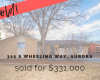 325 S Wheeling Way, Aurora, Arapahoe, Colorado, United States 80012, 3 Bedrooms Bedrooms, ,2 BathroomsBathrooms,House,Sold!,S Wheeling Way,9674740