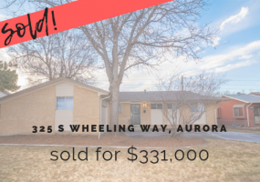 325 S Wheeling Way, Aurora, Arapahoe, Colorado, United States 80012, 3 Bedrooms Bedrooms, ,2 BathroomsBathrooms,House,Sold!,S Wheeling Way,9674740