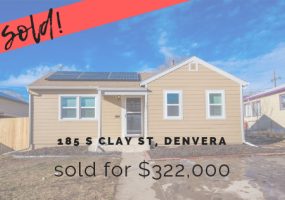 185 S Clay St, Denver, Denver, Colorado, United States 80219, 2 Bedrooms Bedrooms, ,2 BathroomsBathrooms,House,Sold!,S Clay St,9674748