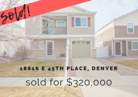 18616 E 45th Pl, Denver, Denver, Colorado, United States 80249, 3 Bedrooms Bedrooms, ,2 BathroomsBathrooms,House,Sold!, E 45th Pl,9674750