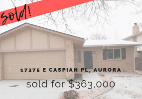 17375 E Caspian Pl, Aurora, Arapahoe, Colorado, United States 80013, 3 Bedrooms Bedrooms, ,2 BathroomsBathrooms,House,Sold!, E Caspian Pl,9674759