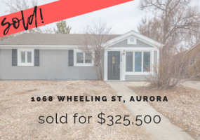 1068 Wheeling St, Aurora, Arapahoe, Colorado, United States 80011, 3 Bedrooms Bedrooms, ,2 BathroomsBathrooms,House,Sold!,Wheeling St,9674765